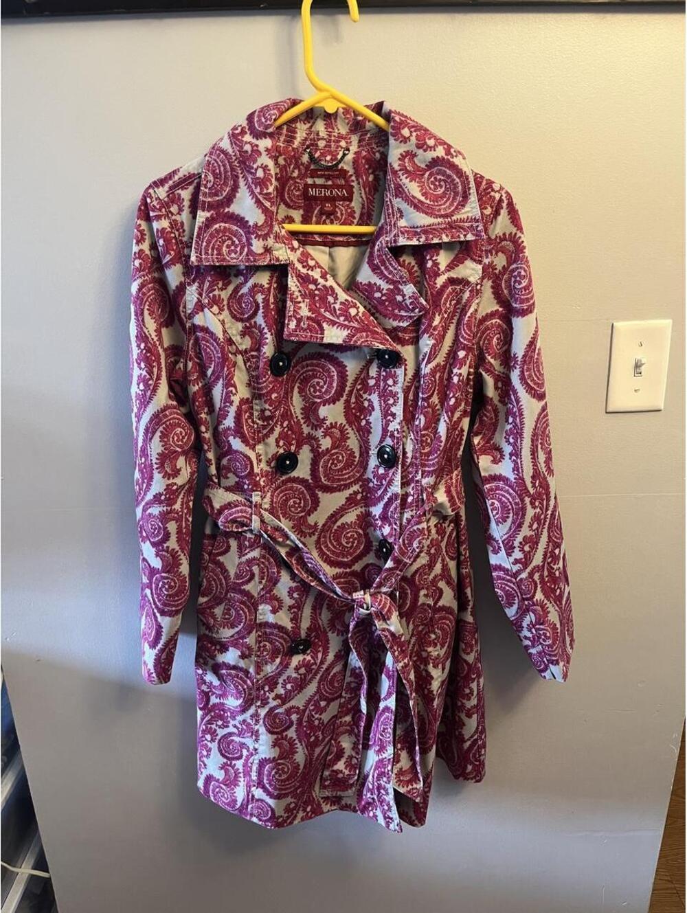 Merona Women's Pink and Multi Coat